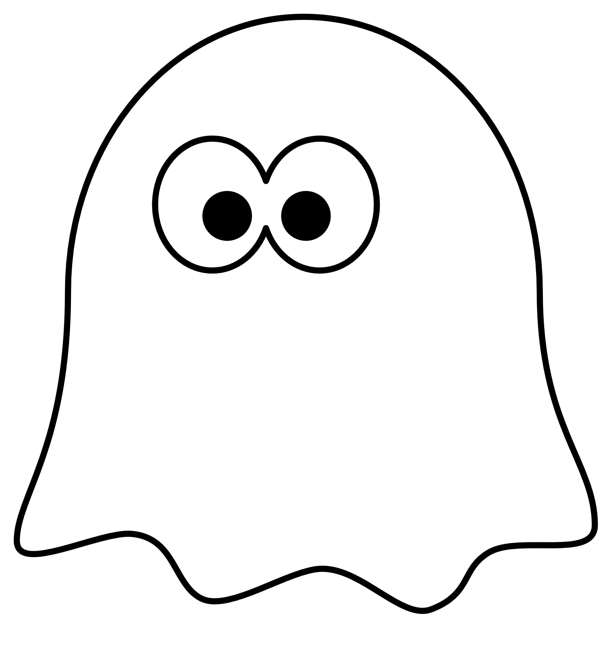 free black and white ghost clipart - photo #31