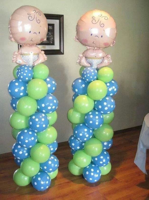 Decoraciones con globos para Baby Shower – Dale Detalles