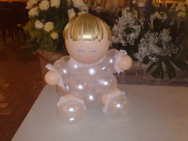 decoración con globos para baby shower11