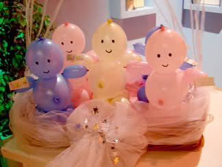 decoración con globos para baby shower2