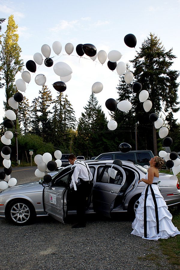 decoracion de auto para boda
