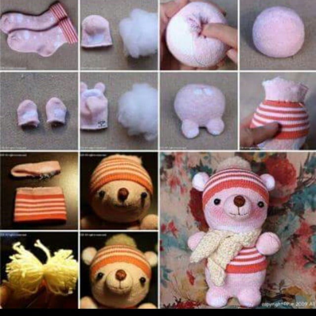 ideas para reciclar calcetines6