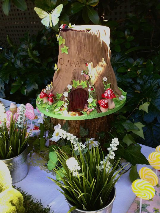 woodland+cake+w+butterfly+on+top