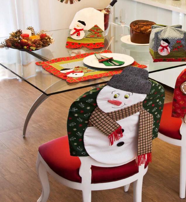 cubre-silla-muneco-de-nieve