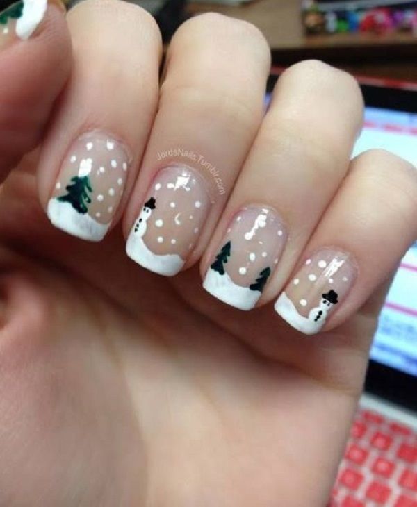 Decoración de uñas inspirada en Navidad – Dale Detalles