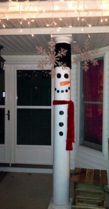 Ideas para decorar columnas en Navidad - Dale Detalles