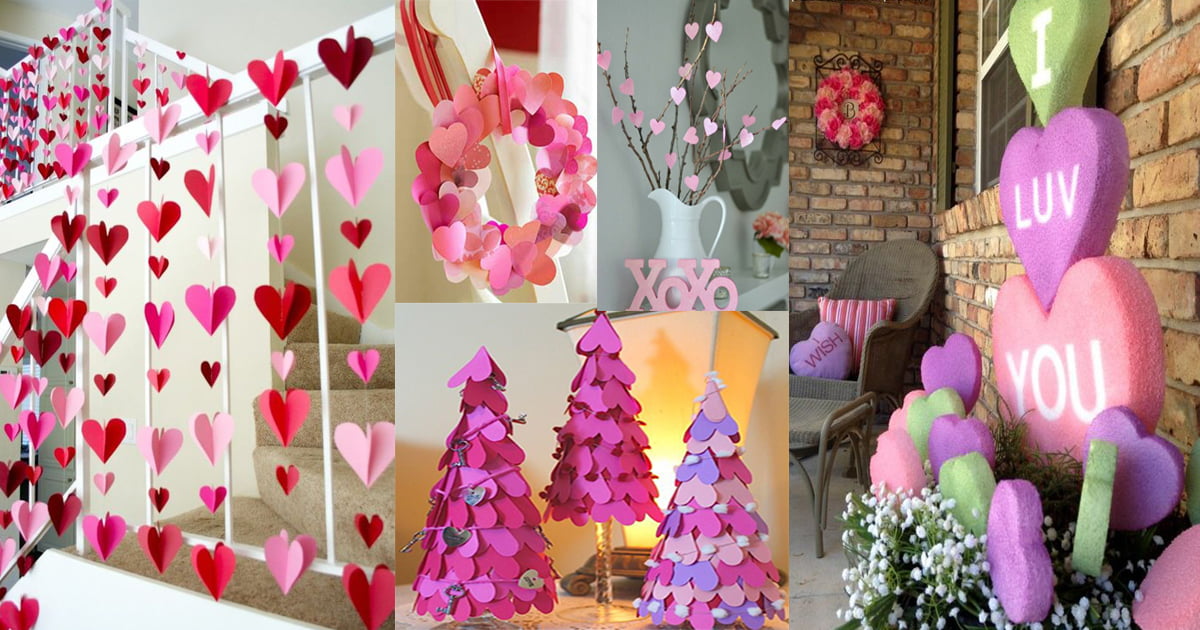 Ideas para decorar con corazones el día de los enamorados - Dale Detalles