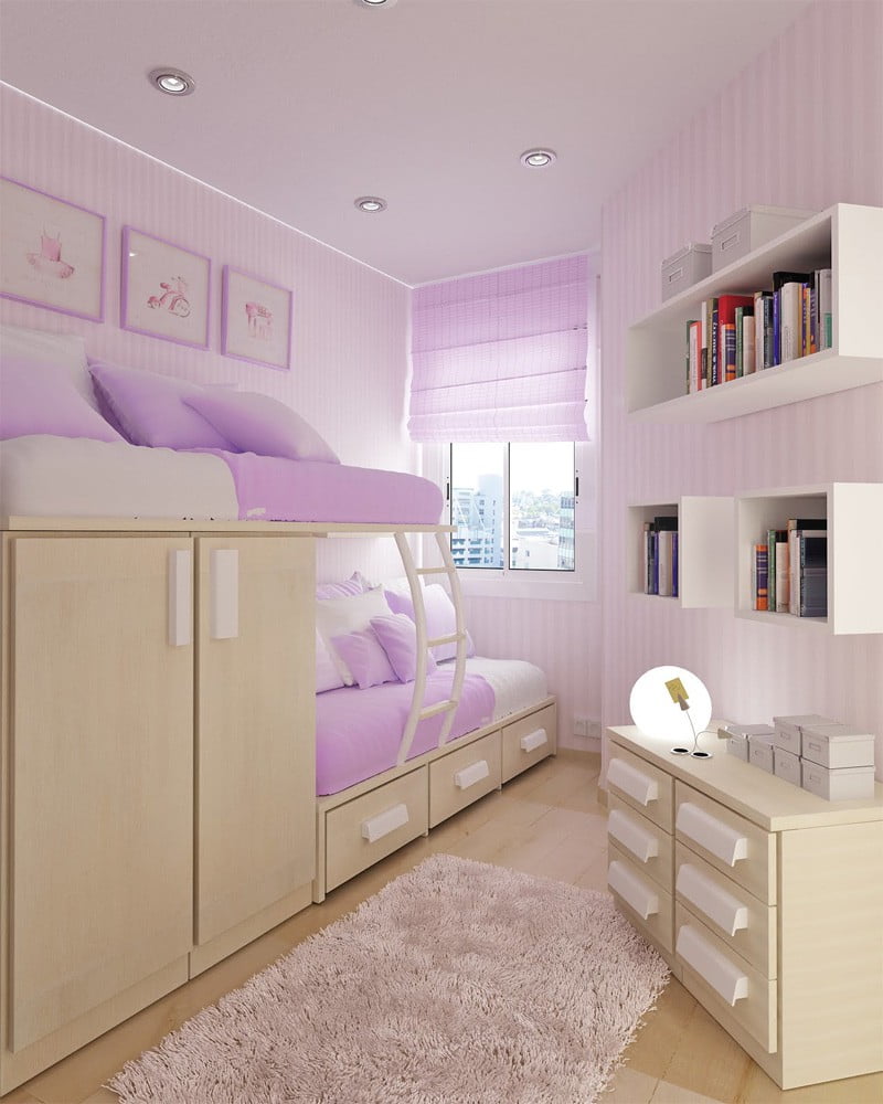 hermosas ideas para decorar dormitorios pequeños