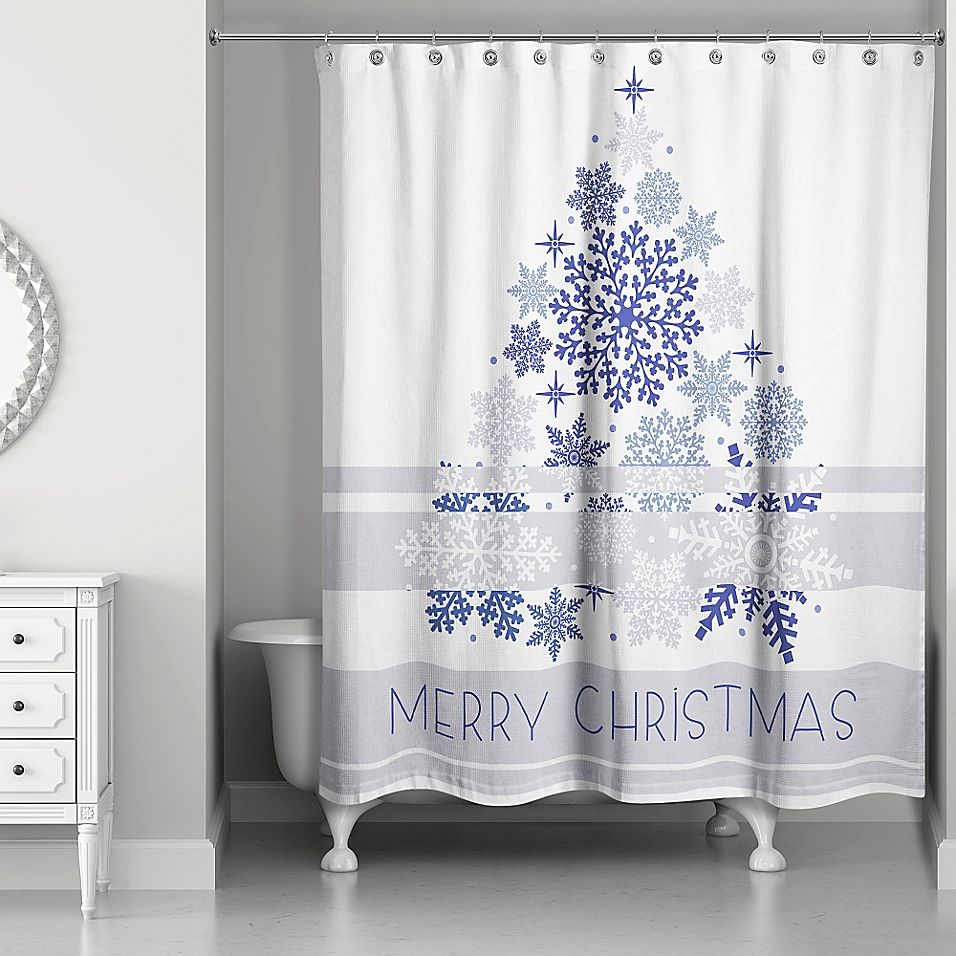 cortinas de baño navideñas