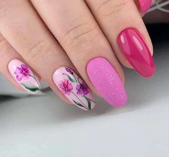 Hermosos diseños de uñas de primavera